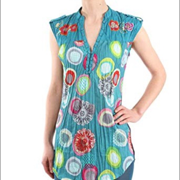 Desigual Tops - Desigual Floral Tunic Top
